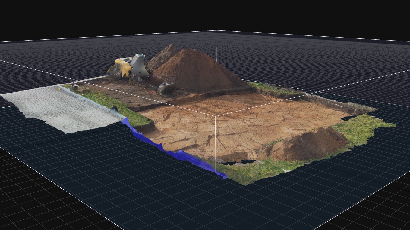 3D Landschaft Oberboden Fotogrammetrie CAD